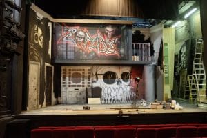 'The Duck House' set at Duchess Theatre in London's West End © Chris & Liz Clark